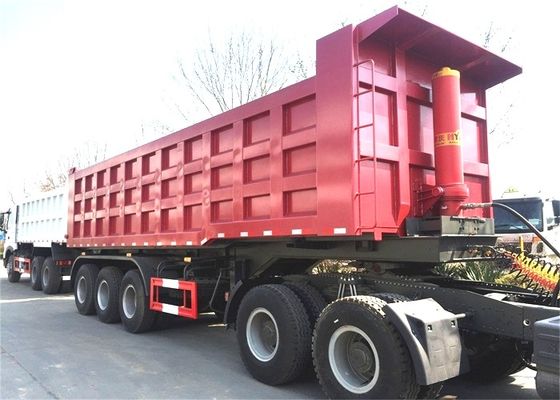 35/40 Achse CBMS 3 45 Kubikmeter-LKW-Dump-Anhänger