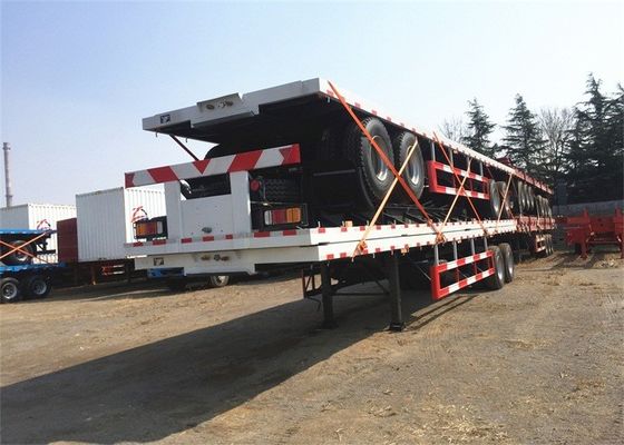 FUWA-Achse 40 Fuß Plattform-Versandverpackungs-Anhänger-
