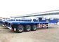 Transport-Flachbett 40ft 3 Axle Shipping Container Trailer