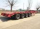 150 Tonnen 3 Achsen hydraulischer Gooseneck-niedrige Bett-halb Anhänger-